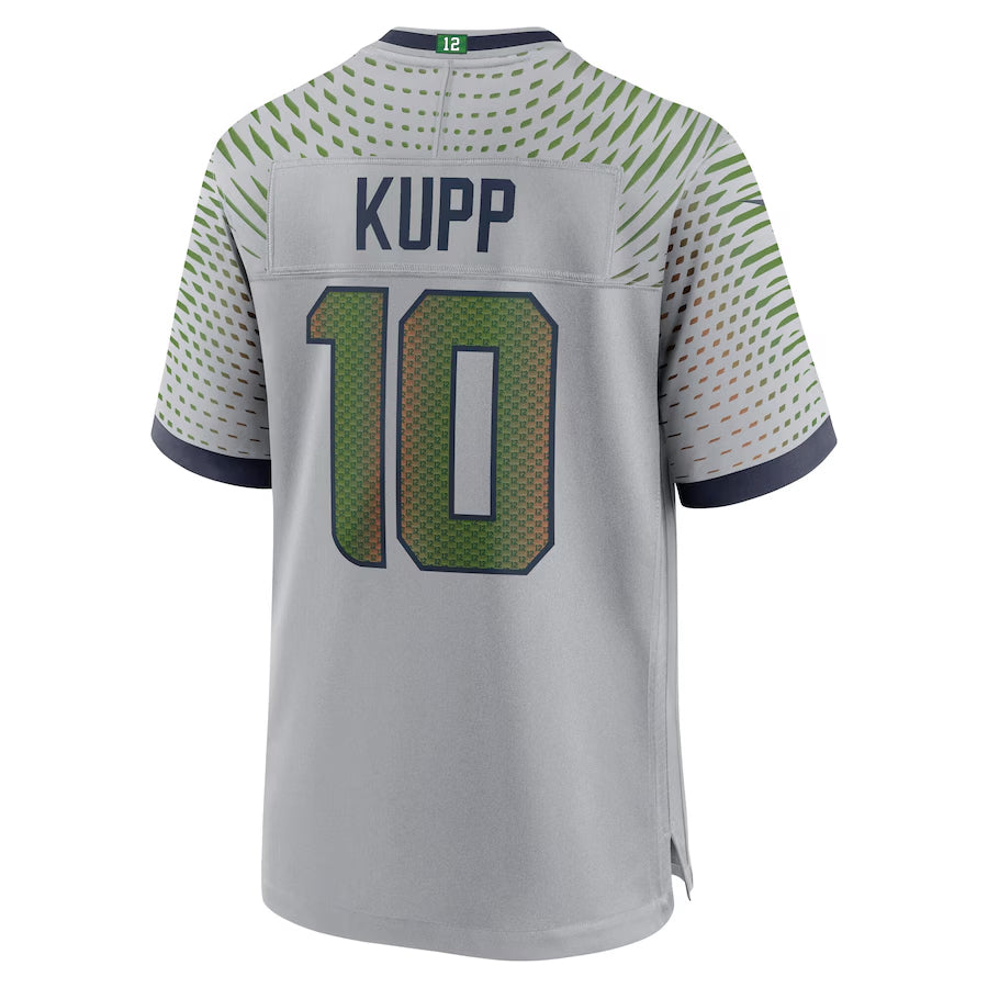 Odoa S.Seahawks #10 Cooper Kupp Player Gray Rivalries Collection Game Stitched Jerseys