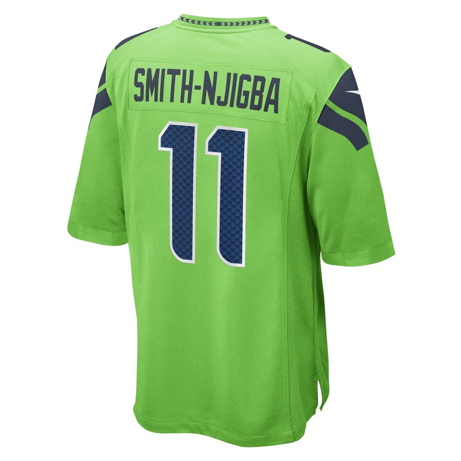 Odoa S.Seahawks #11 Jaxon Smith-Njigba Neon Green Game Stitched Jerseys