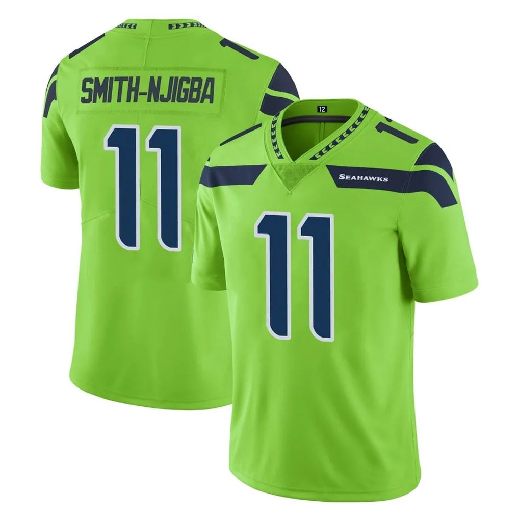 Odoa S.Seahawks #11 Jaxon Smith-Njigba Player Green Limited Color Rush Home Game Stitched Jerseys