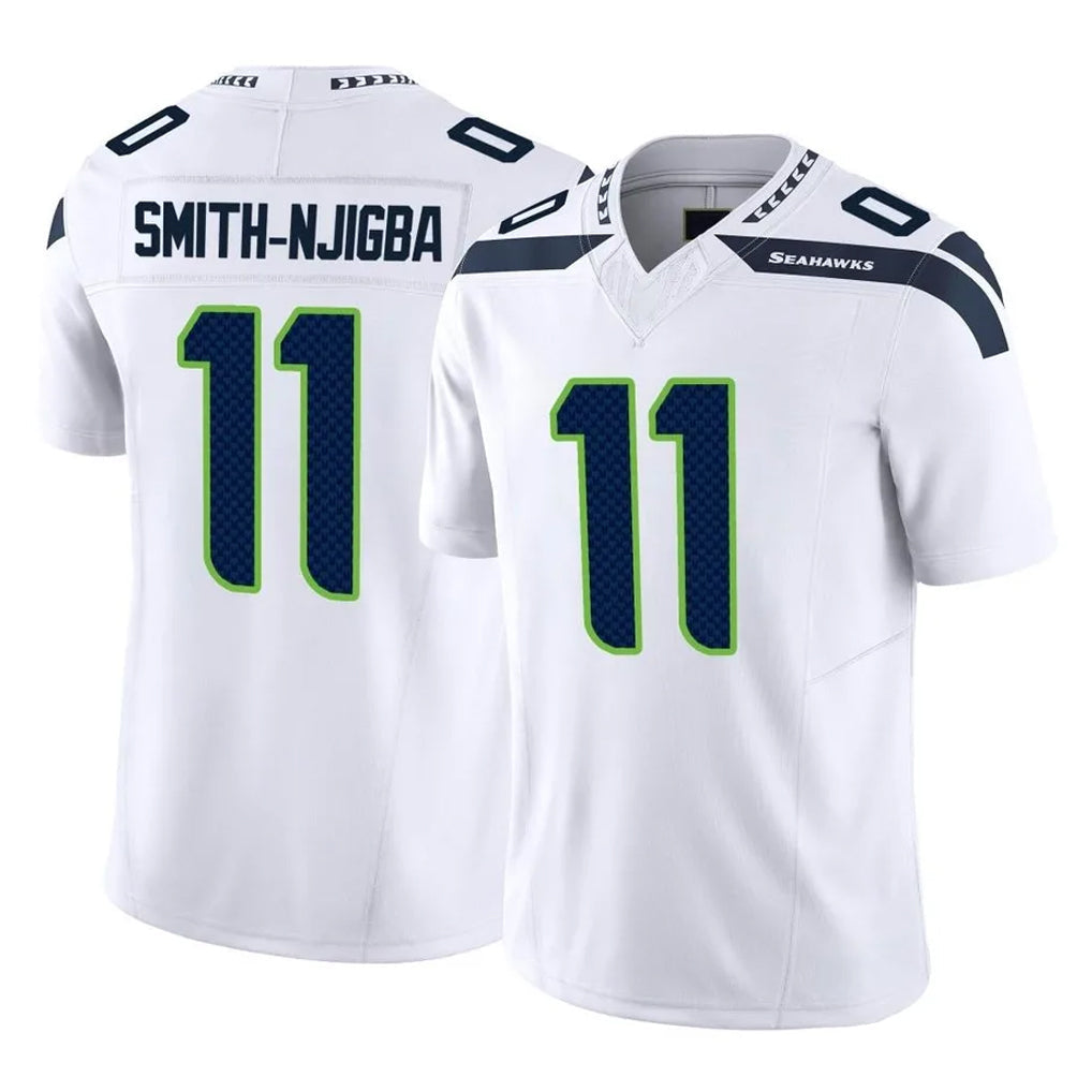 Odoa S.Seahawks #11 Jaxon Smith-Njigba Player White Limited Vapor F.U.S.E. Home Game Stitched Jerseys
