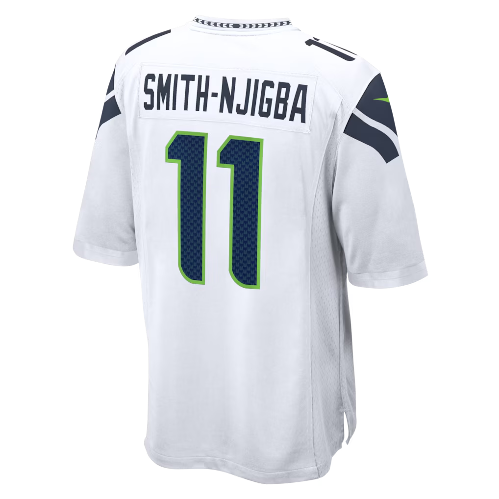 Odoa S.Seahawks #11 Jaxon Smith-Njigba White Game Stitched Jerseys