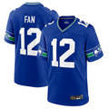 Odoa S.Seahawks #12 12s Royal Throwback Player Game Jersey Stitched American Stitched Jerseys