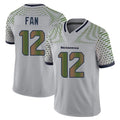 Odoa S.Seahawks #12 12th Fan Player Grey Limited 2025 Rivalries Collection Home Game Stitched Jerseys