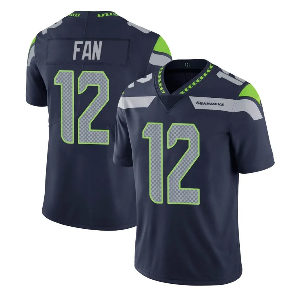 Odoa S.Seahawks #12 12th Fan Player Navy Limited Vapor Untouchable Home Game Stitched Jerseys