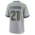 Odoa S.Seahawks #21 Devon Witherspoon Player Gray Rivalries Collection Game Stitched Jerseys