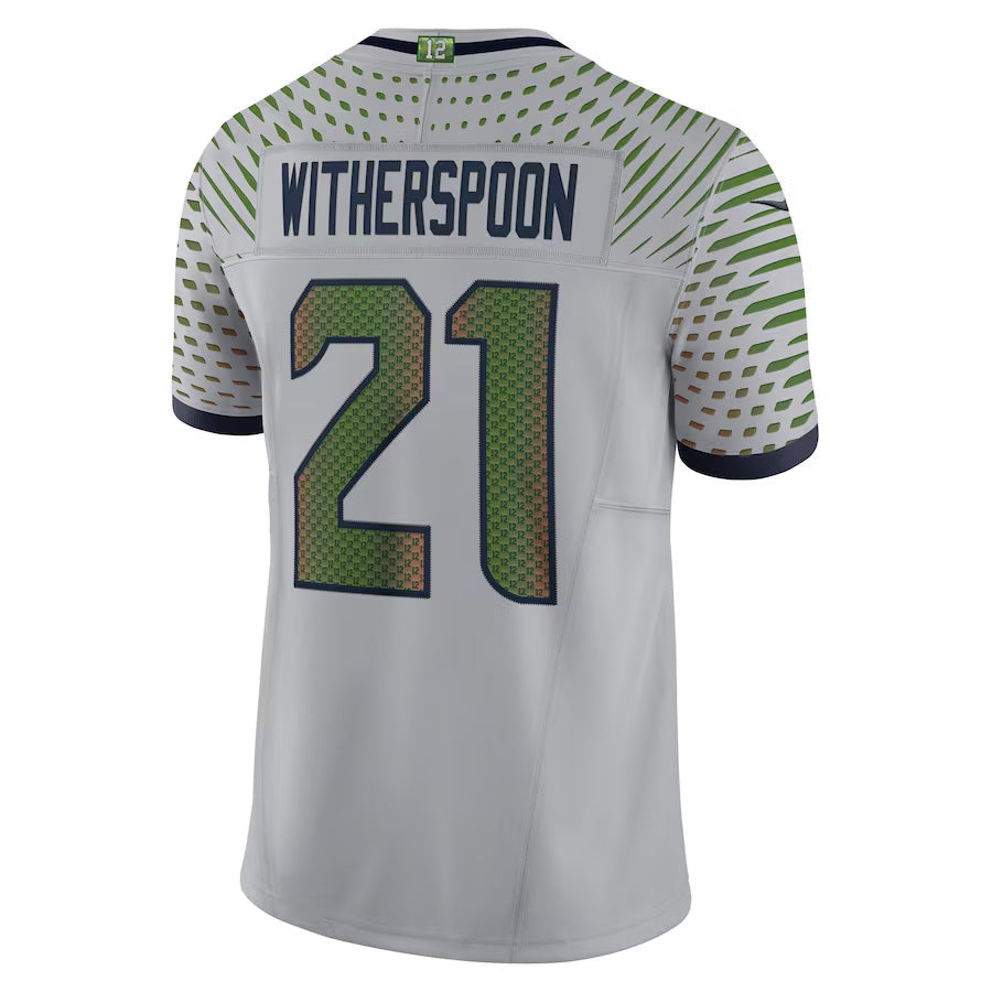 Odoa S.Seahawks #21 Devon Witherspoon Player Gray Rivalries Collection Limited Stitched Jerseys