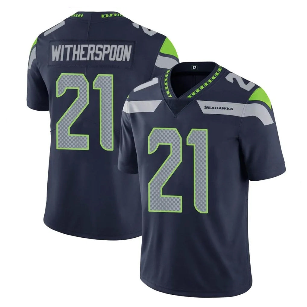 Odoa S.Seahawks #21 Devon Witherspoon Player Navy Limited Vapor Untouchable Home Game Stitched Jerseys