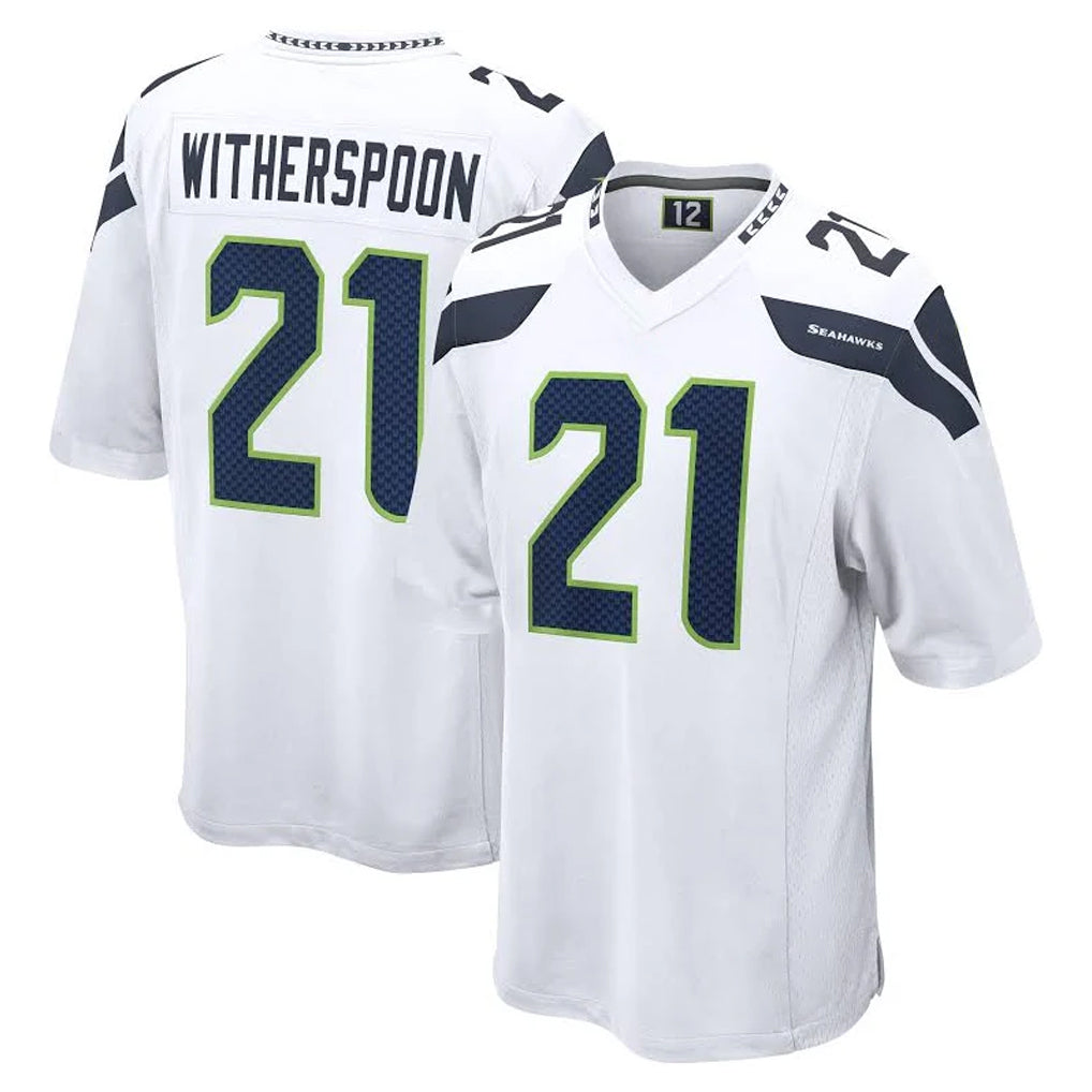 Odoa S.Seahawks #21 Devon Witherspoon Player White Home Game Stitched Jerseys