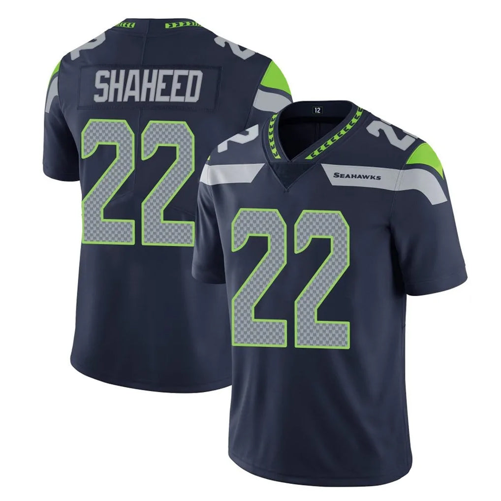 Odoa S.Seahawks #22 Rashid Shaheed Player Navy Limited Vapor Untouchable Home Game Stitched Jerseys