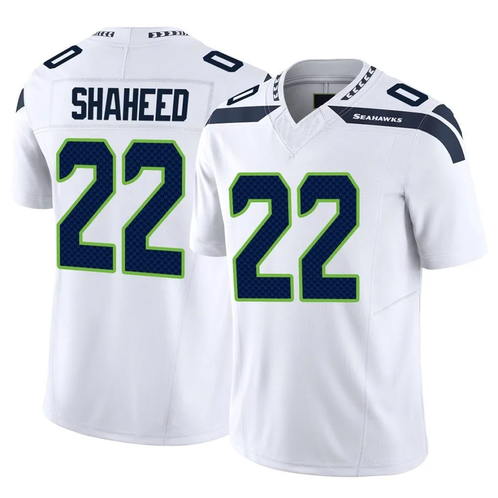 Odoa S.Seahawks #22 Rashid Shaheed Player White Limited Vapor F.U.S.E. Home Game Stitched Jerseys