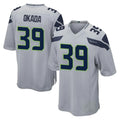 Odoa S.Seahawks #39 Ty Okada Player Gray Home Game Stitched Jerseys