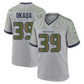 Odoa S.Seahawks #39 Ty Okada Player Grey 2025 Rivalries Collection Home Game Stitched Jerseys