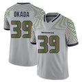 Odoa S.Seahawks #39 Ty Okada Player Grey Limited 2025 Rivalries Collection Home Game Stitched Jerseys
