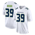 Odoa S.Seahawks #39 Ty Okada Player White Tundra Fashion Home Game Stitched Jerseys