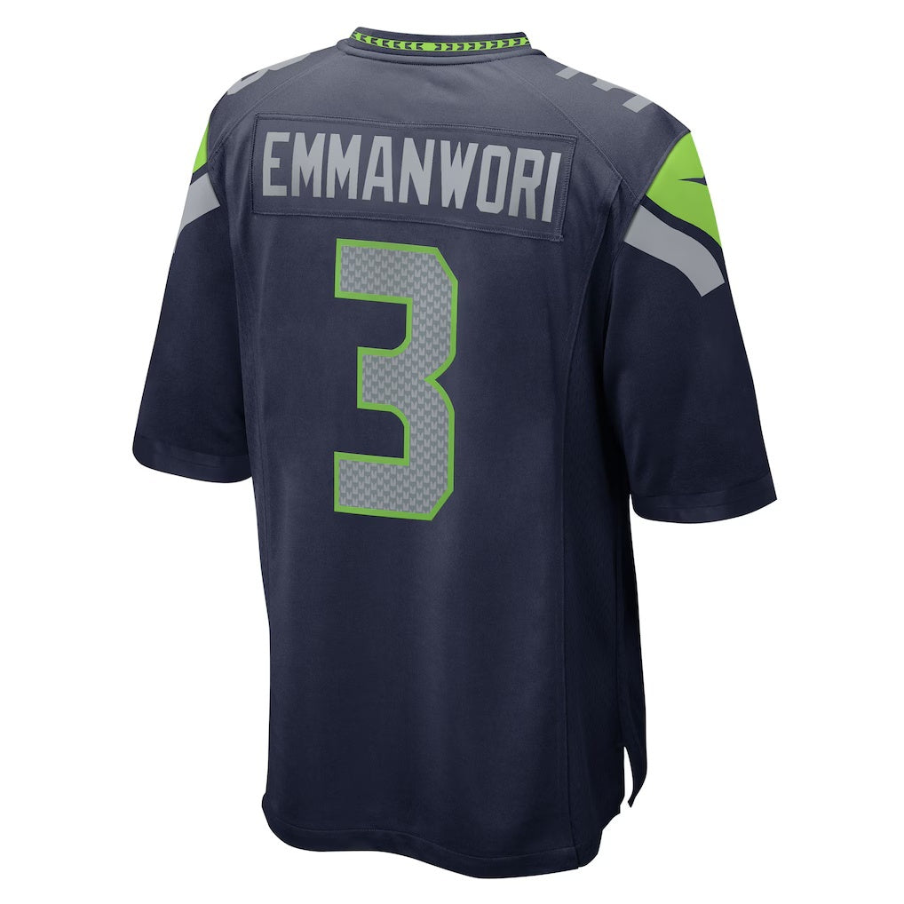 Odoa S.Seahawks #3 Nick Emmanwori College Navy Team Game Stitched Jersey