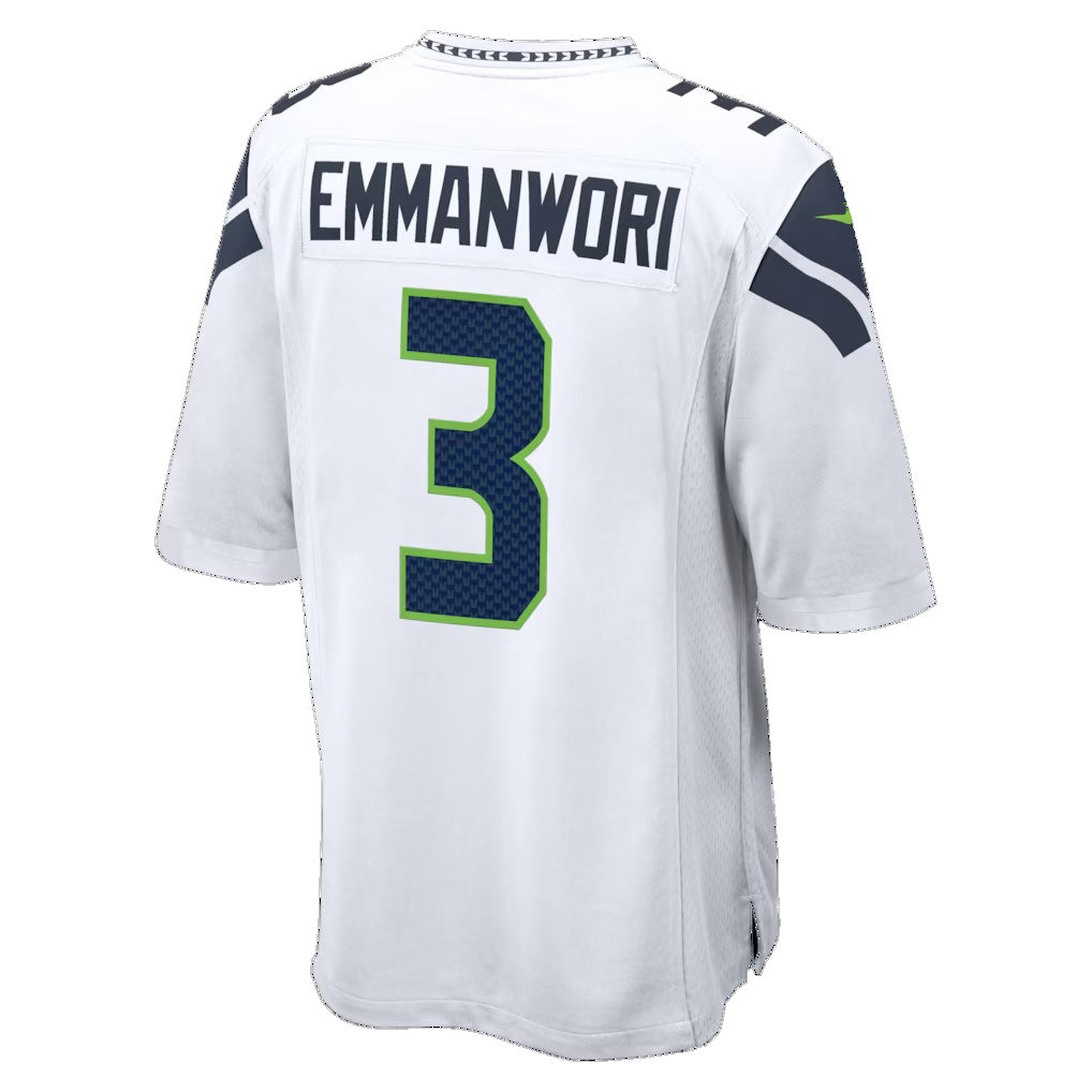 Odoa S.Seahawks #3 Nick Emmanwori Player White Home Game Football Jerseys