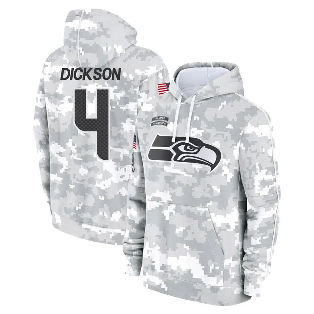 Odoa S.Seahawks #4 Michael Dickson Player Arctic Camo Limited Salute to Service Pullover Hoodies Game Stitched Jerseys