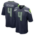 Odoa S.Seahawks #4 Michael Dickson Player Navy Home Game Stitched Jerseys
