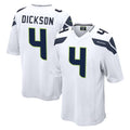 Odoa S.Seahawks #4 Michael Dickson Player White Home Game Stitched Jerseys