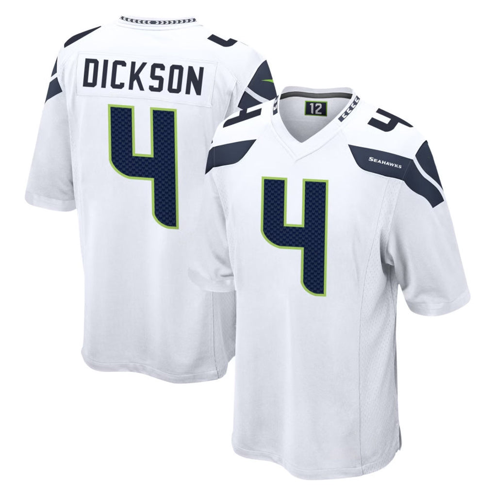 Odoa S.Seahawks #4 Michael Dickson Player White Home Game Stitched Jerseys
