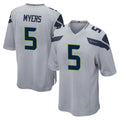 Odoa S.Seahawks #5 Jason Myers Player Gray Home Game Stitched Jerseys