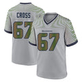 Odoa S.Seahawks #67 Charles Cross Player Grey 2025 Rivalries Collection Home Game Stitched Jerseys