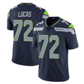 Odoa S.Seahawks #72 Abraham Lucas Player Navy Limited Vapor Untouchable Home Game Stitched Jerseys