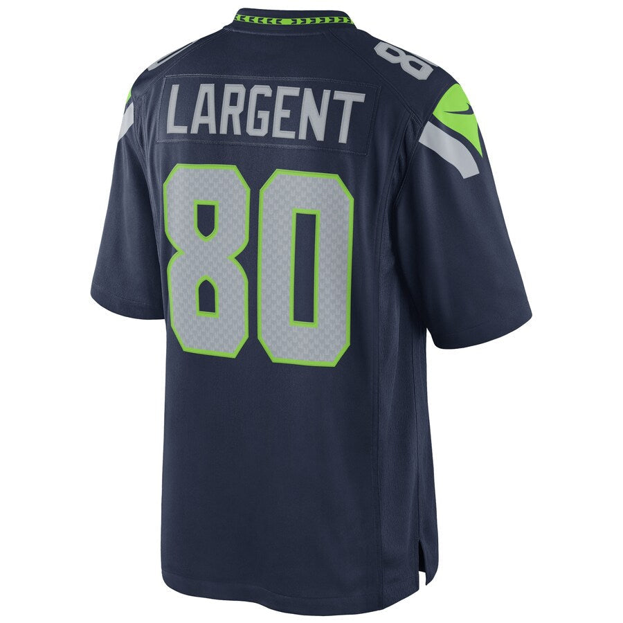 Odoa S.Seahawks #80 Steve Largent Player Navy Home Game Stitched Jerseys