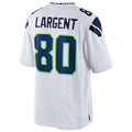 Odoa S.Seahawks #80 Steve Largent Player White Home Game Stitched Jerseys