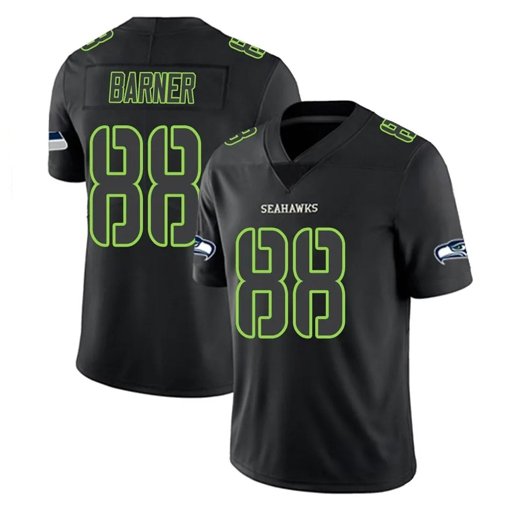 Odoa S.Seahawks #88 AJ Barner Player Black Impact Limited Home Game Stitched Jerseys