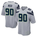 Odoa S.Seahawks #90 Jarran Reed Player Gray Home Game Stitched Jerseys