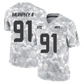 Odoa S.Seahawks #91 Byron Murphy II Player Arctic Camo Limited Salute To Service Home Game Stitched Jerseys