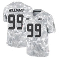 Odoa S.Seahawks #99 Leonard Williams Player Arctic Camo Limited Salute To Service Home Game Stitched Jerseys