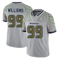 Odoa S.Seahawks #99 Leonard Williams Player Grey Limited 2025 Rivalries Collection Home Game Stitched Jerseys