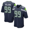 Odoa S.Seahawks #99 Leonard Williams Player Navy Home Game Stitched Jerseys
