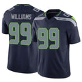 Odoa S.Seahawks #99 Leonard Williams Player Navy Limited Vapor F.U.S.E. Home Game Stitched Jerseys