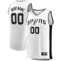 Odoa Custom SA.Spurs White Fast Break Replica Stitched Jerseys- Association Edition