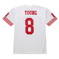 Odoa SF.49ers 1994 #8 Steve Young Mitchell & Ness White Authentic Throwback Retired Player Stitched Puhic Jersey