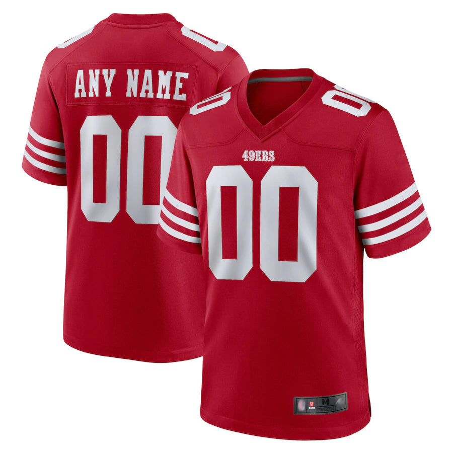 Odoa Custom SF.49ers Game Home Stitched Jerseys