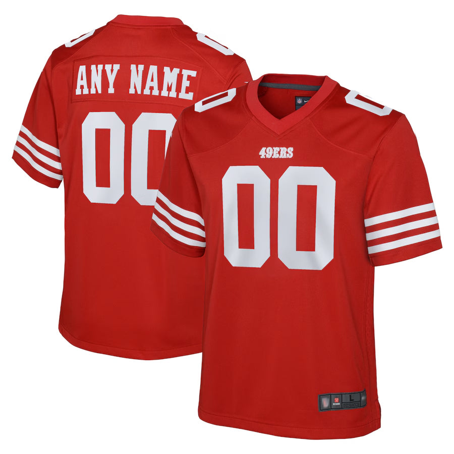 Odoa Custom SF.49ers Game Team Colour Stitched Jerseys