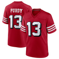 Odoa SF.49ers #13 Brock Purdy Player Scarlet Alternate Game Stitched Jerseys