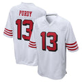 Odoa SF.49ers #13 Brock Purdy Player White Limited Alternate Home Game Stitched Jerseys