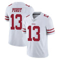 Odoa SF.49ers #13 Brock Purdy Player White Limited Vapor Untouchable Home Game Stitched Jerseys
