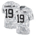 Odoa SF.49ers #19 Deebo Samuel Sr. Player Arctic Camo Limited Salute To Service Home Game Stitched Jerseys
