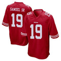 Odoa SF.49ers #19 Deebo Samuel Sr. Player Red Home Game Stitched Jerseys