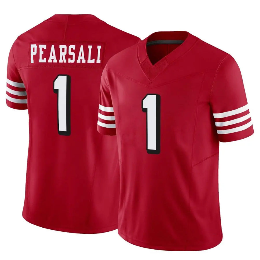 Odoa SF.49ers #1 Ricky Pearsall Player Scarlet Vapor F.U.S.E. Limited Stitched Jerseys