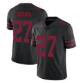 Odoa SF.49ers #27 Ji'Ayir Brown Player Black Alternate Limited Vapor Untouchable Home Game Stitched Jerseys
