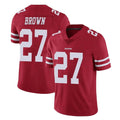 Odoa SF.49ers #27 Ji'Ayir Brown Player Red Limited Vapor Untouchable Home Game Stitched Jerseys