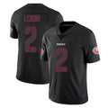 Odoa SF.49ers #2 Deommodore Lenoir Player Black Impact Limited Home Game Stitched Jerseys
