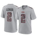 Odoa SF.49ers #2 Deommodore Lenoir Player Gray Atmosphere Fashion Home Game Stitched Jerseys